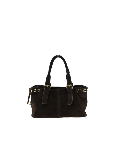 Candida - in pelle camoscio con tracolla regolabile