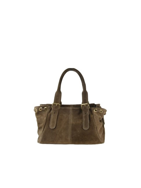 Candida - in pelle camoscio con tracolla regolabile