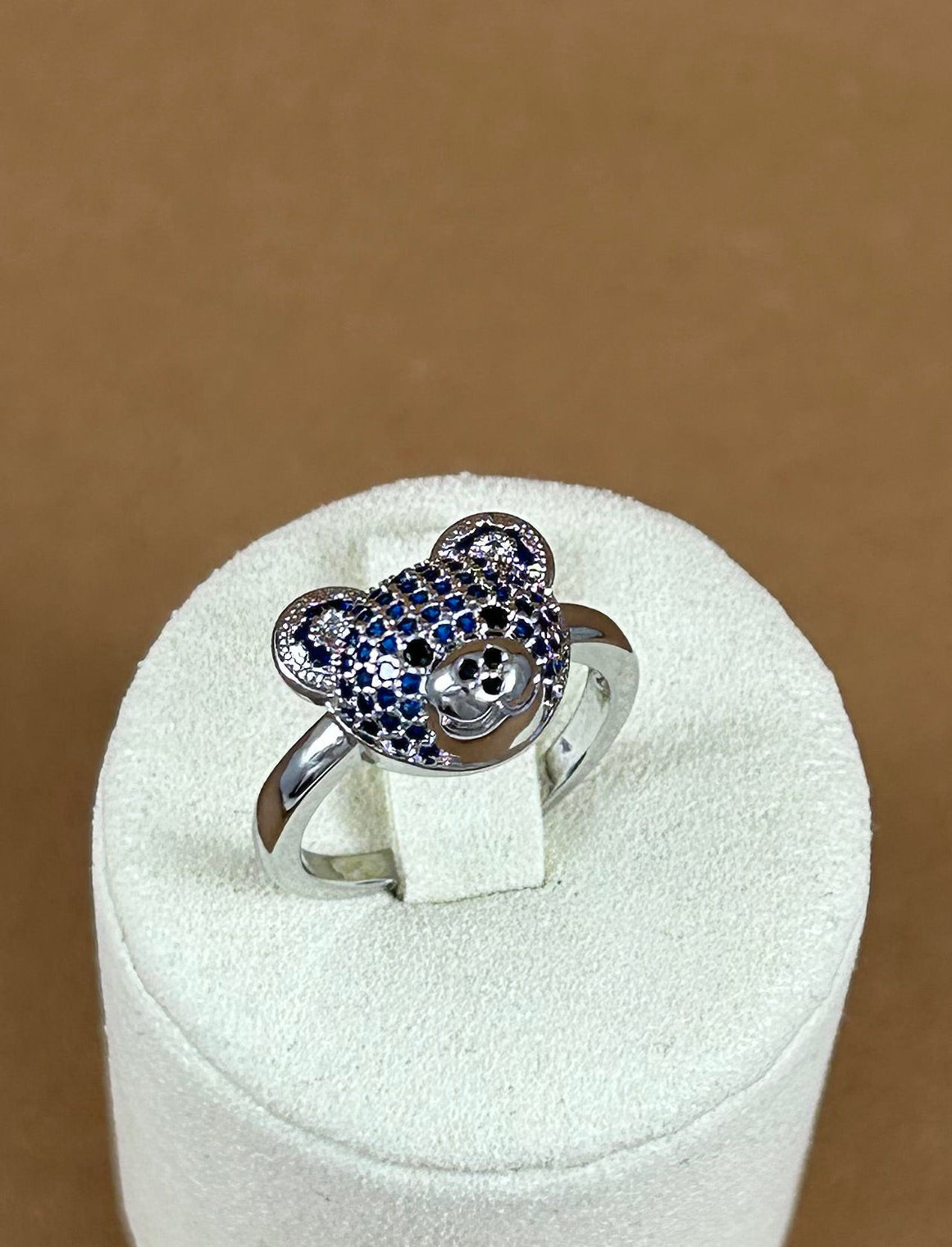 Anello Orsetto Blue