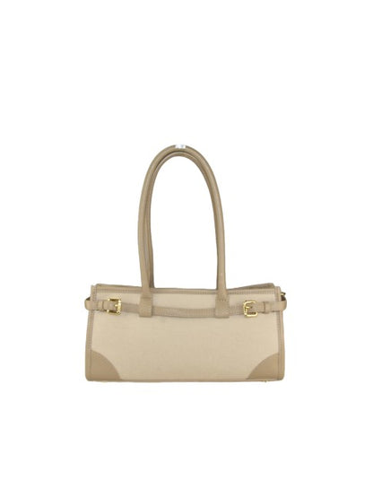 Riva - in kanvas e pelle con tracolla