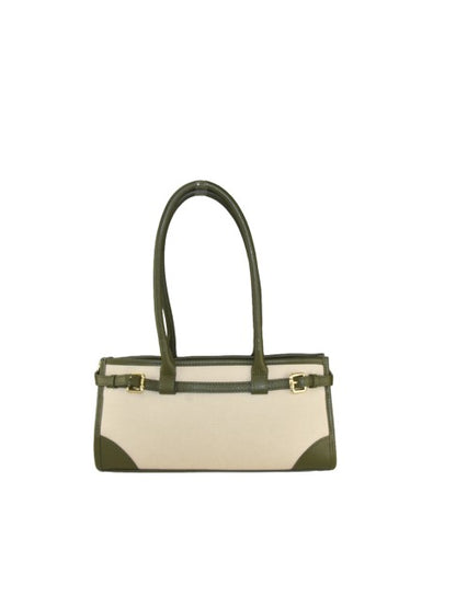 Riva - in kanvas e pelle con tracolla