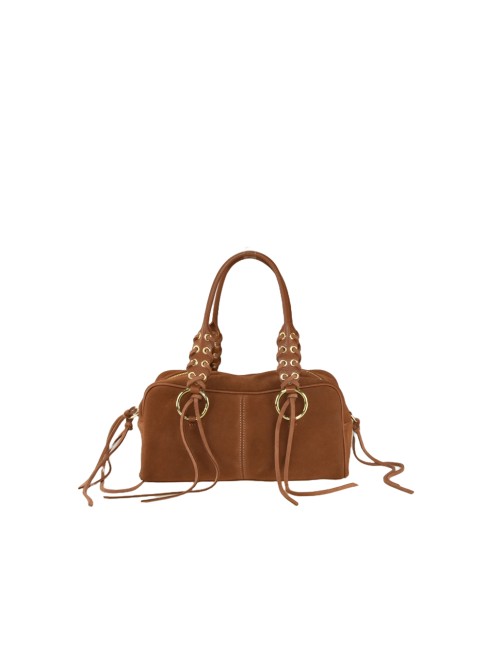 Fiera - in pelle camoscio con tracolla