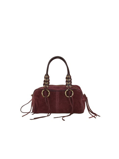 Fiera - in pelle camoscio con tracolla