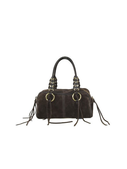 Fiera - in pelle camoscio con tracolla