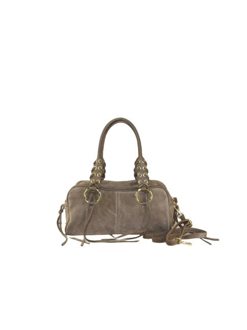 Fiera - in pelle camoscio con tracolla