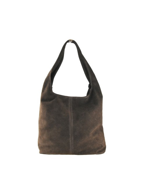 Bruna - in pelle camoscio con tracolla