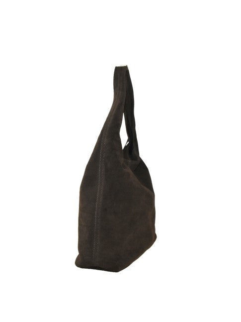Bruna - in pelle camoscio con tracolla
