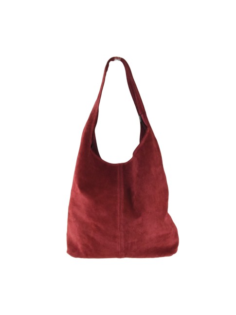 Bruna - in pelle camoscio con tracolla