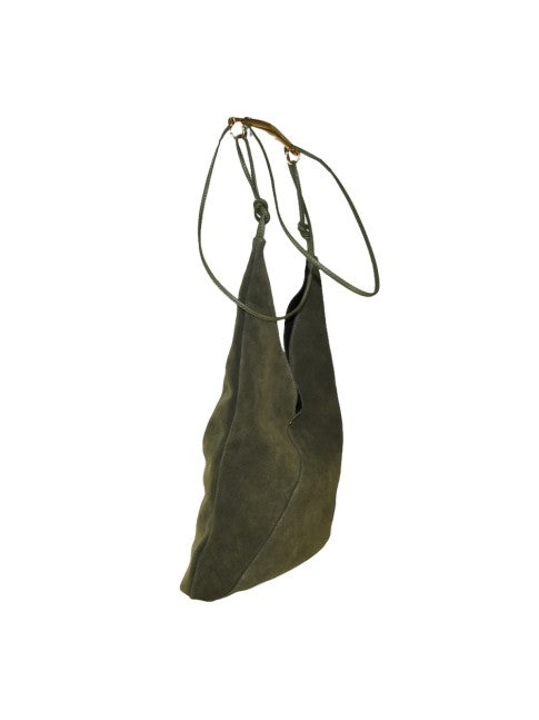 Terra - in pelle camoscio con tracolla