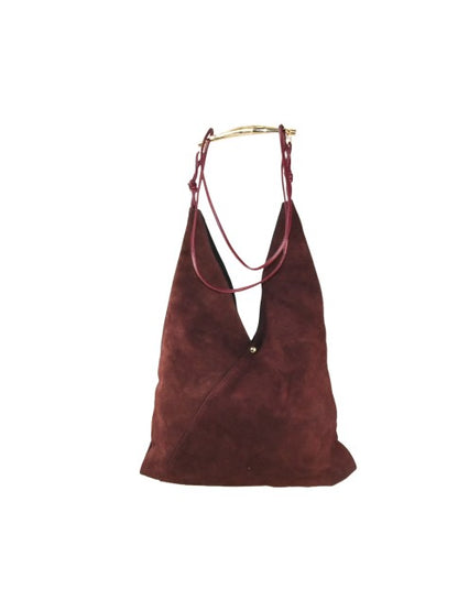 Terra - in pelle camoscio con tracolla