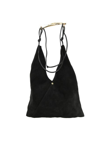 Terra - in pelle camoscio con tracolla