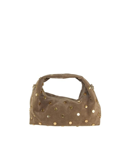 Audace - in pelle camoscio con borchie e tracolla regolabile