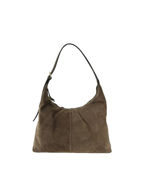 Radice - in pelle camoscio con tracolla regolabile