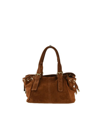 Candida - in pelle camoscio con tracolla regolabile