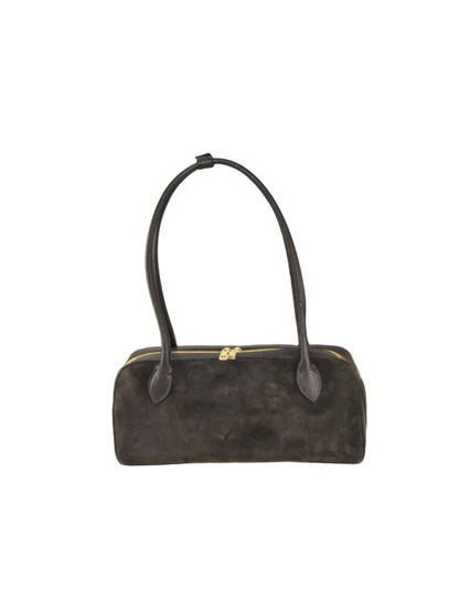 Corda - in pelle e camoscio con tracolla regolabile