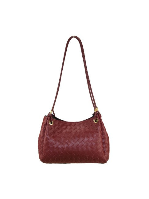 Lieve - in pelle intrecciato con tracolla